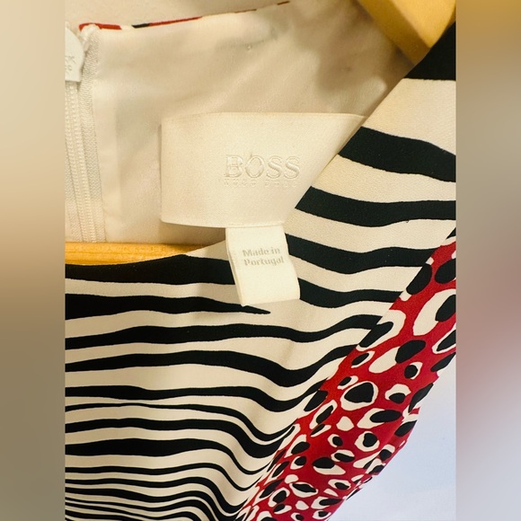 Hugo Boss Diseba Animal Print Sheath Dress - Picture 4 of 6